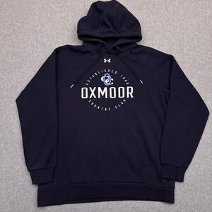 Under Amour All Day Fleece Hoodie Men's Large Blue‎ Oxmoor Country Club Golf